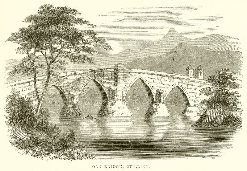 Old Bridge, Stirling av English School