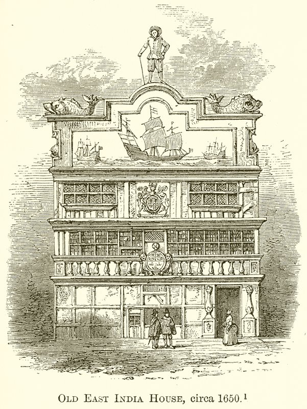 Old East India House, cirka 1650 av English School