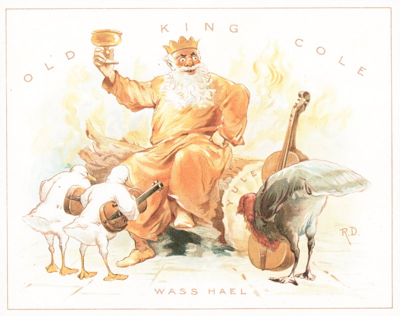 Old King Cole, julkort av English School