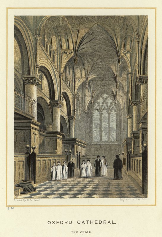Oxford Cathedral, kören av English School