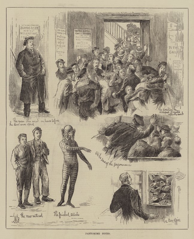 Pantomime Notes (gravyr) av English School