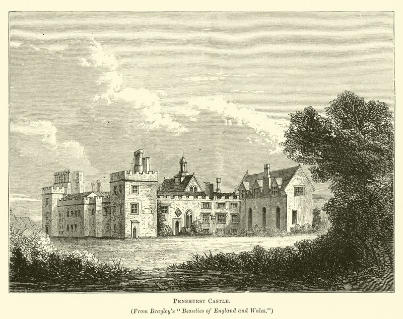 Penshurst slott av English School