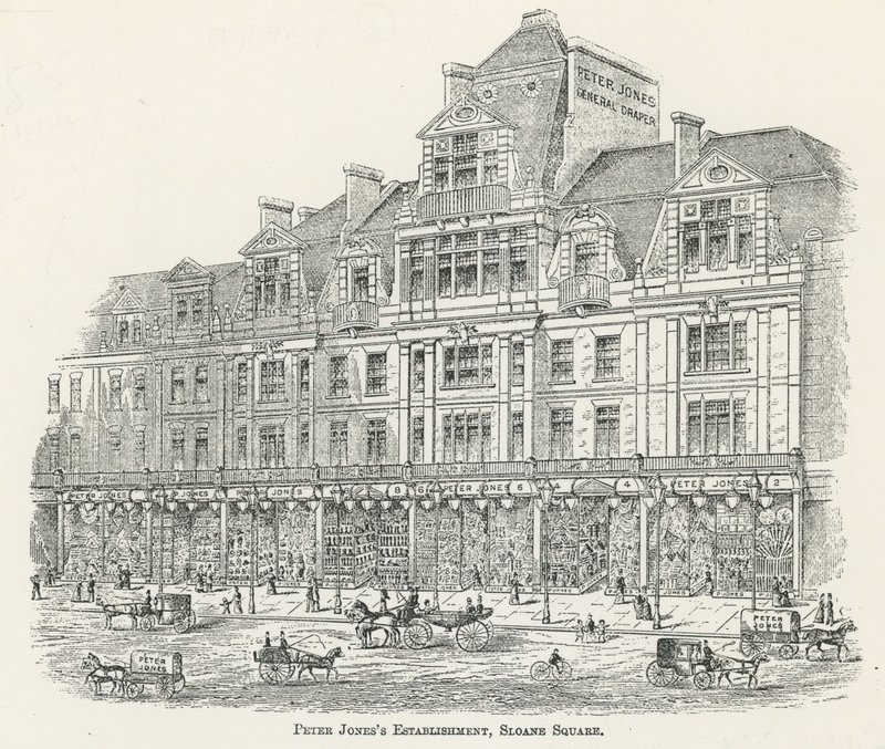 Peter Jones etablering på Sloane Square av English School