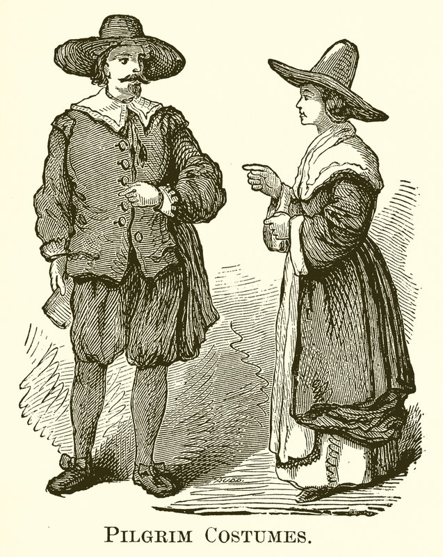 Pilgrimsdräkter av English School