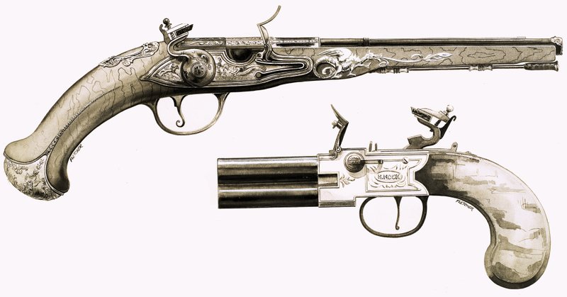 Pistoler av English School