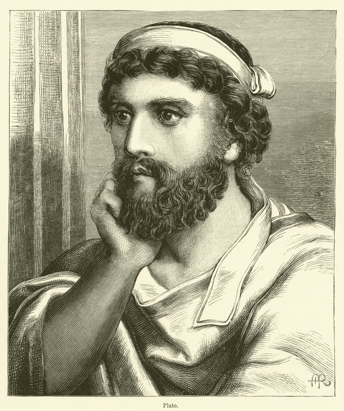 Platon (gravyr) av English School