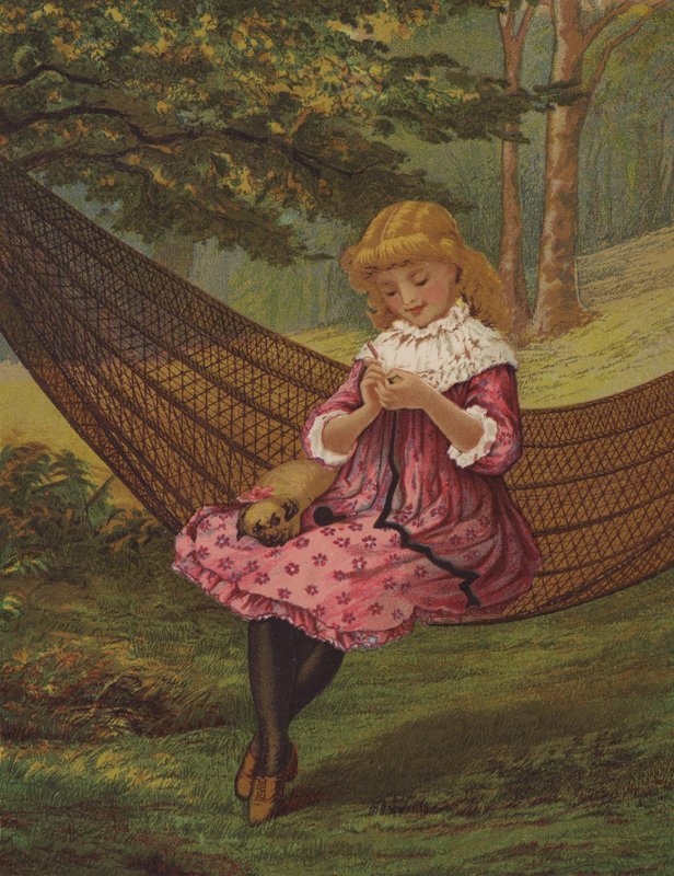 Lekfullt arbete (chromolitho) av English School