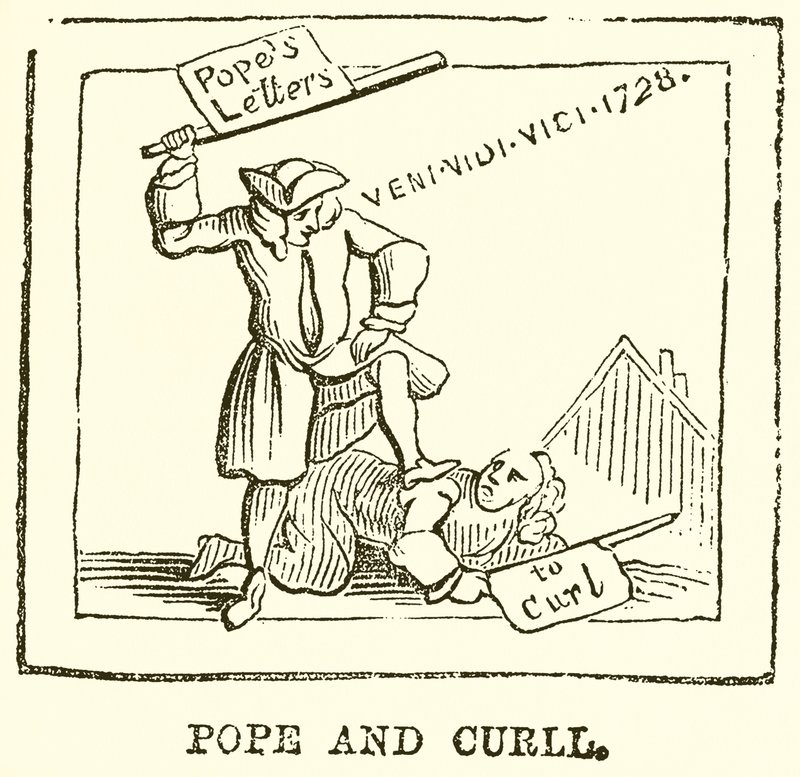 Pope och Curll av English School