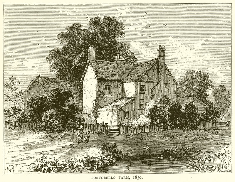 Portobello gård. 1830 av English School