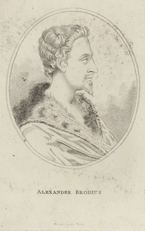 Porträtt av Alexander Brodius av English School