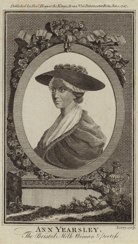 Porträtt av Ann Yearsley av English School