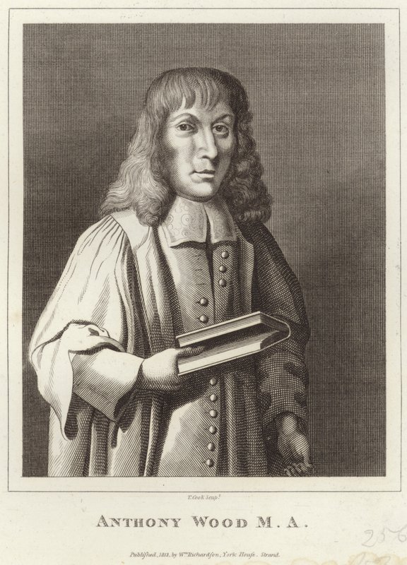 Porträtt av Anthony Wood av English School