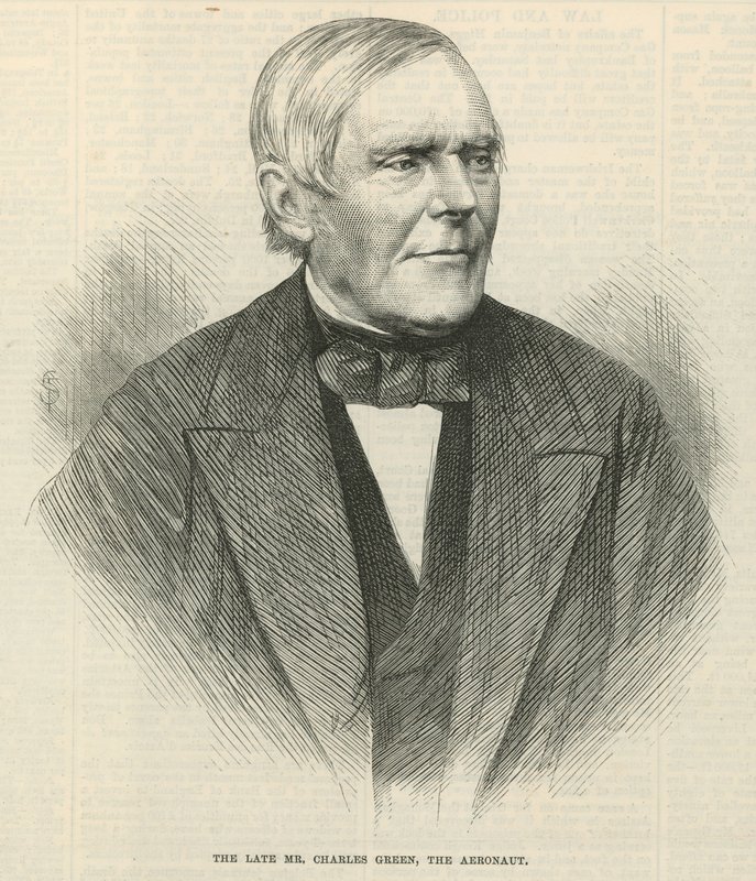 Porträtt av Charles Green av English School
