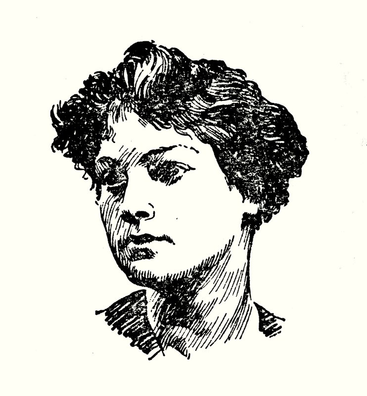 Porträtt av Dorothy Parker (litografi) av English School