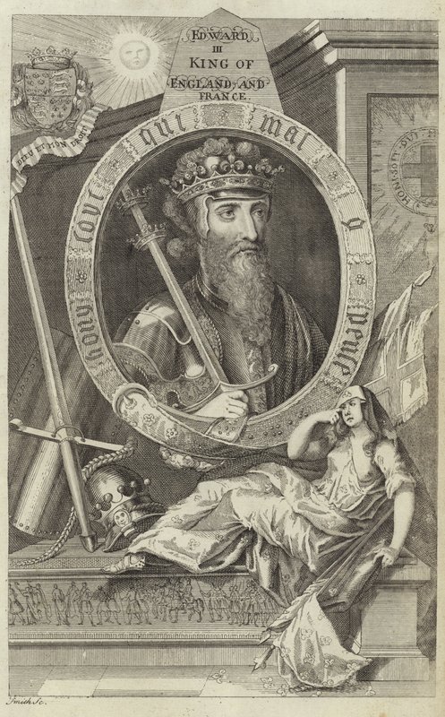 Porträtt av Edward III av England av English School