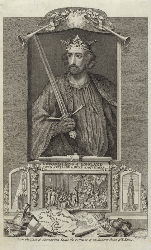 Porträtt av Edward I av England av English School