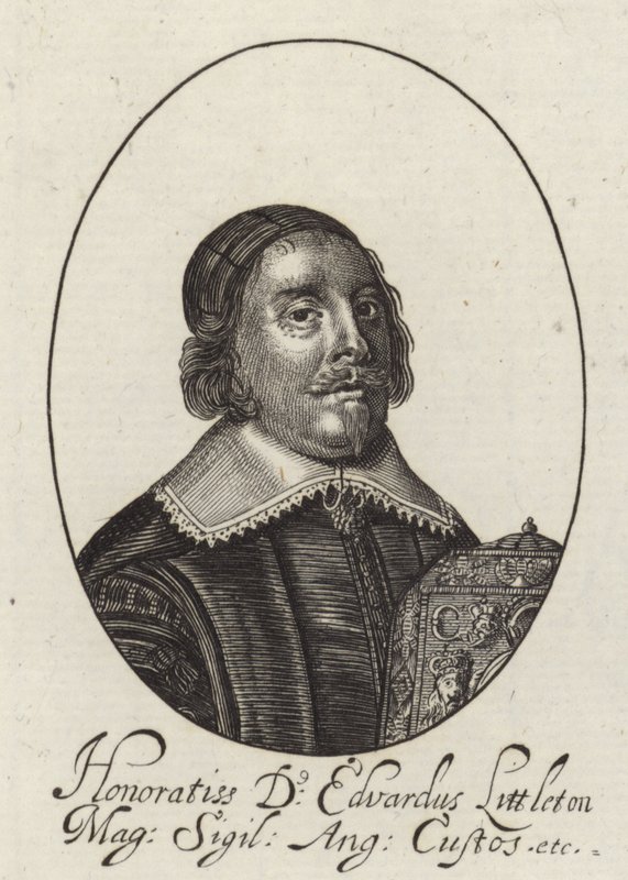 Porträtt av Edward Littleton av English School