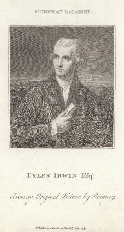 Porträtt av Eyles Irwin av English School
