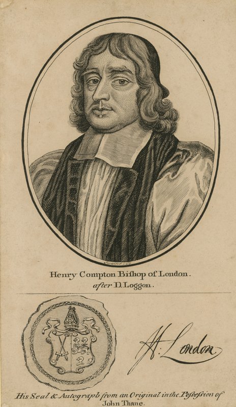 Porträtt av Henry Compton av English School