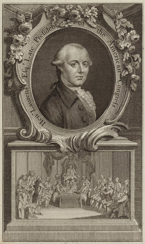 Porträtt av Henry Laurens av English School