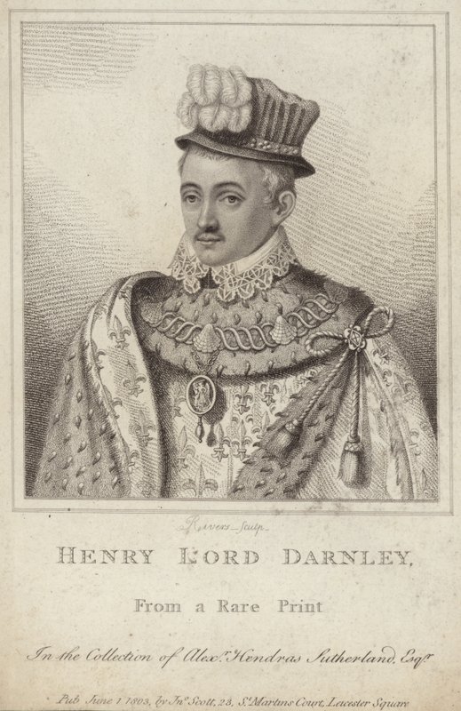 Porträtt av Henry, Lord Darnley av English School
