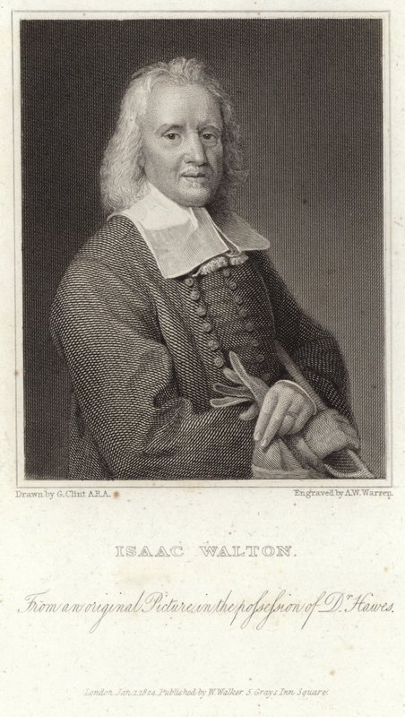 Porträtt av Izaak Walton av English School