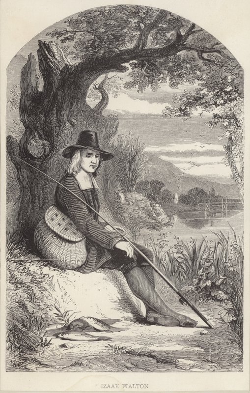 Porträtt av Izaak Walton av English School