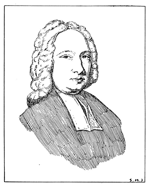Porträtt av James Bradley av English School