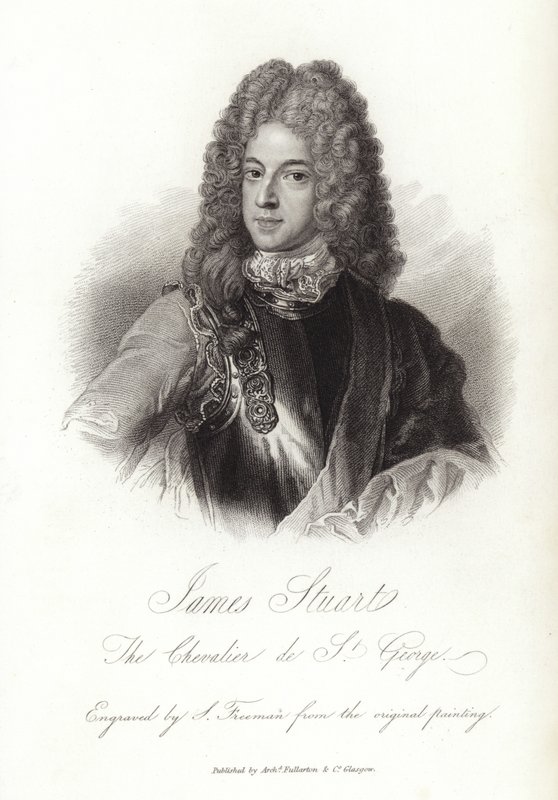 Porträtt av James Stuart av English School