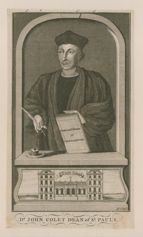 Porträtt av John Colet av English School