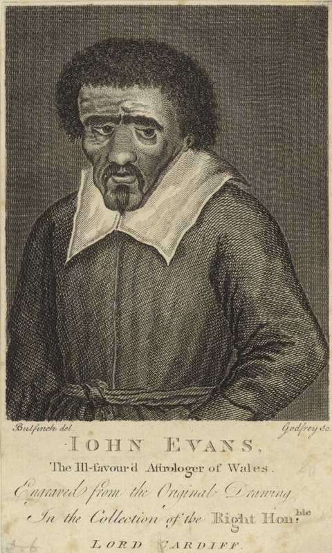 Porträtt av John Evans av English School