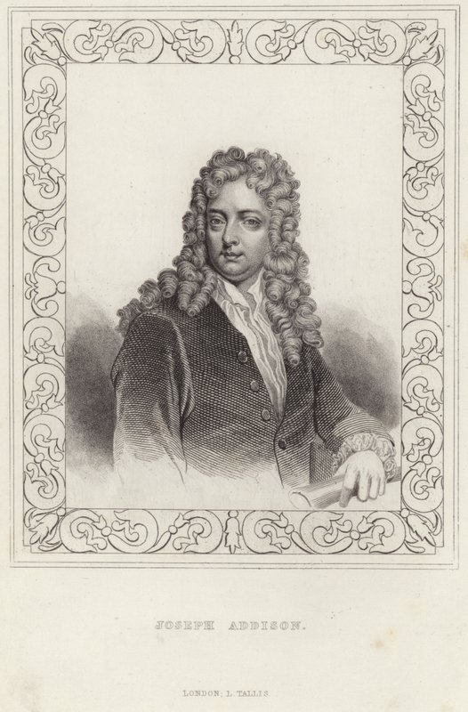 Porträtt av Joseph Addison av English School