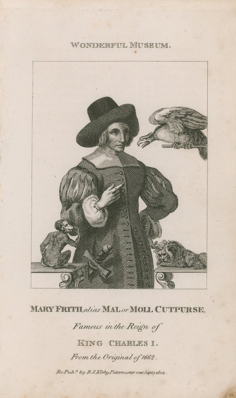 Porträtt av Mary Frith av English School