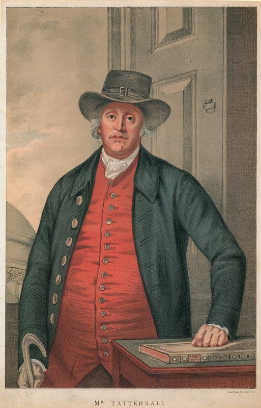 Porträtt av Richard Tattersall av English School