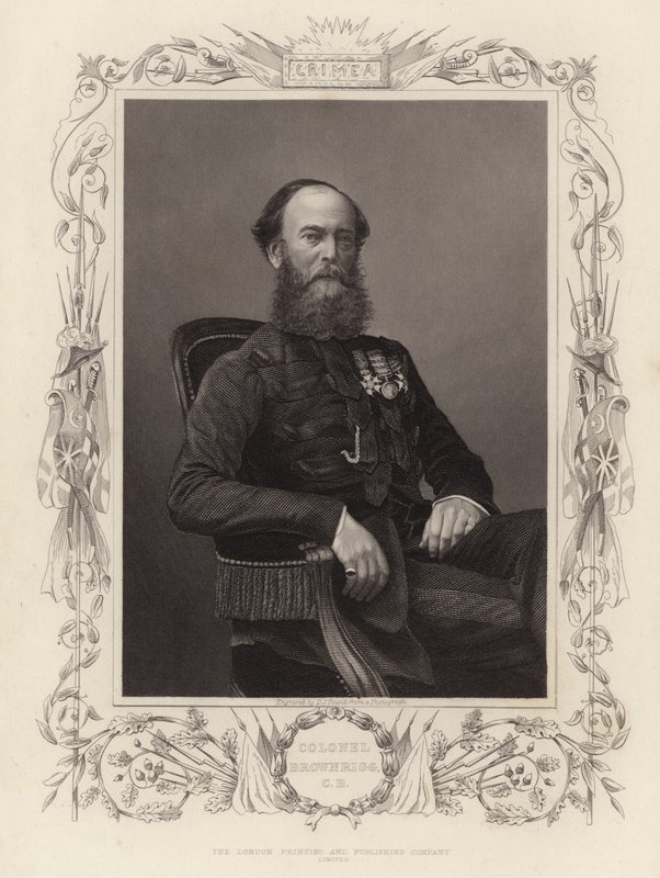 Porträtt av Robert Brownrigg av English School
