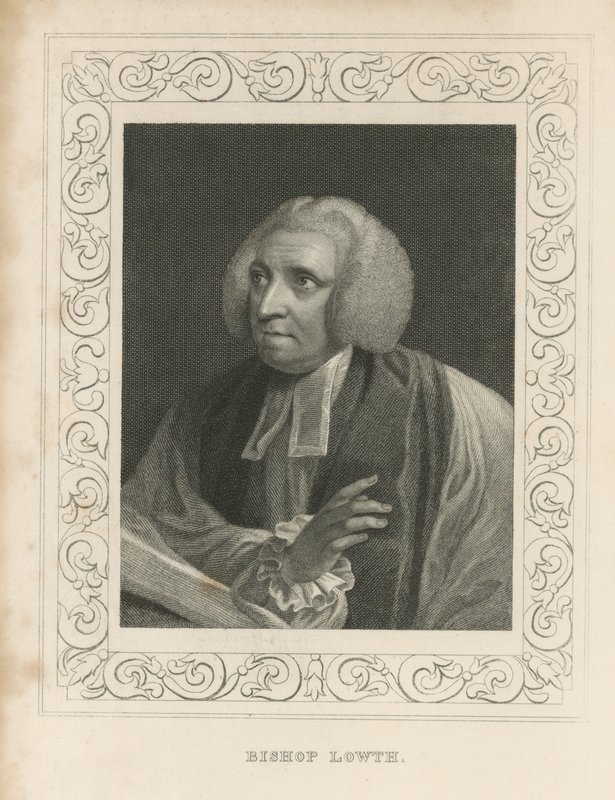 Porträtt av Robert Lowth av English School