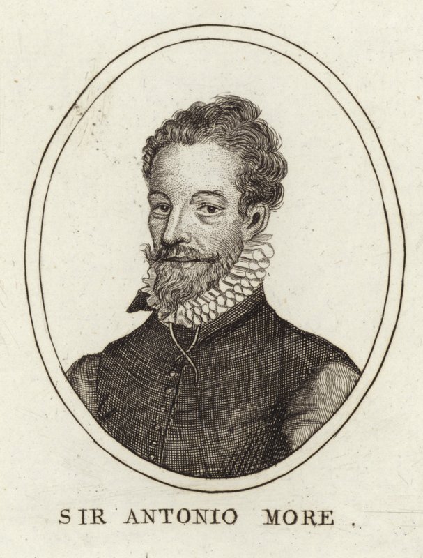 Porträtt av Sir Antonis Mor av English School