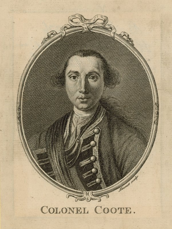 Porträtt av Sir Eyre Coote av English School