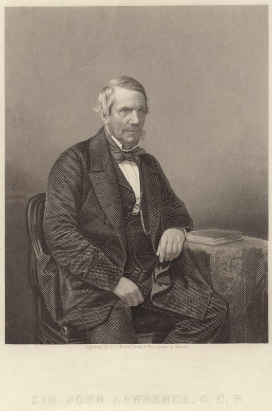 Porträtt av Sir John Lawrence av English School