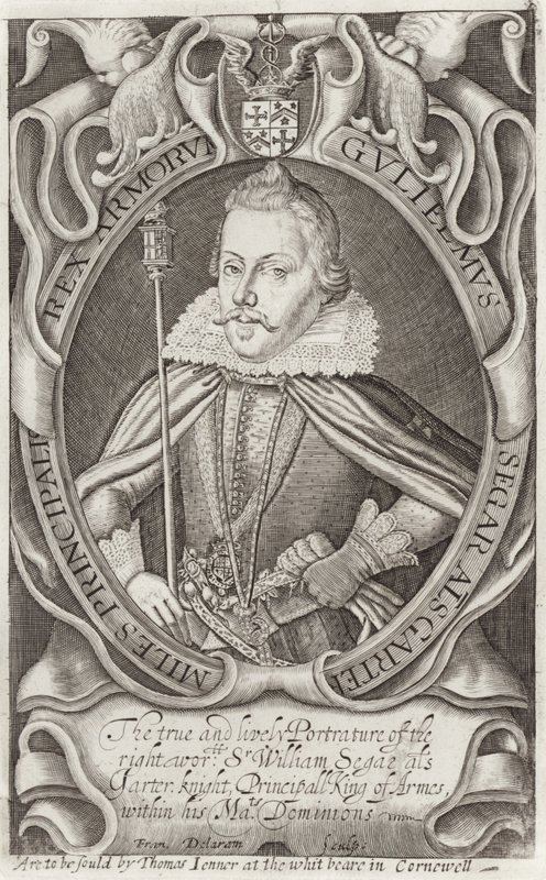 Porträtt av Sir William Fresh av English School