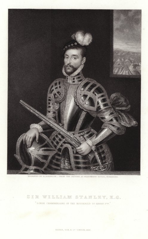 Porträtt av Sir William Stanley av English School
