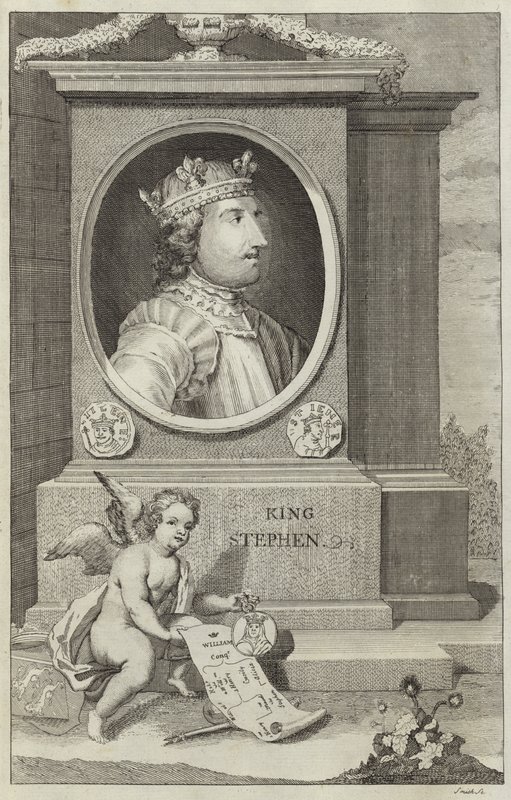 Porträtt av Stephen av England av English School