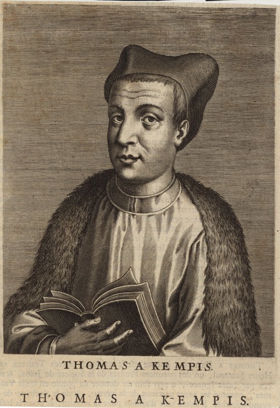 Porträtt av Thomas A Kempis av English School