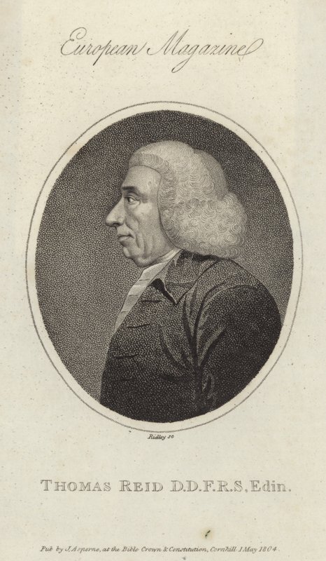 Porträtt av Thomas Reid av English School