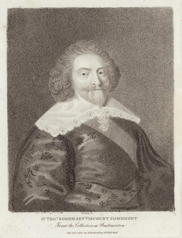 Porträtt av Thomas Somerset av English School