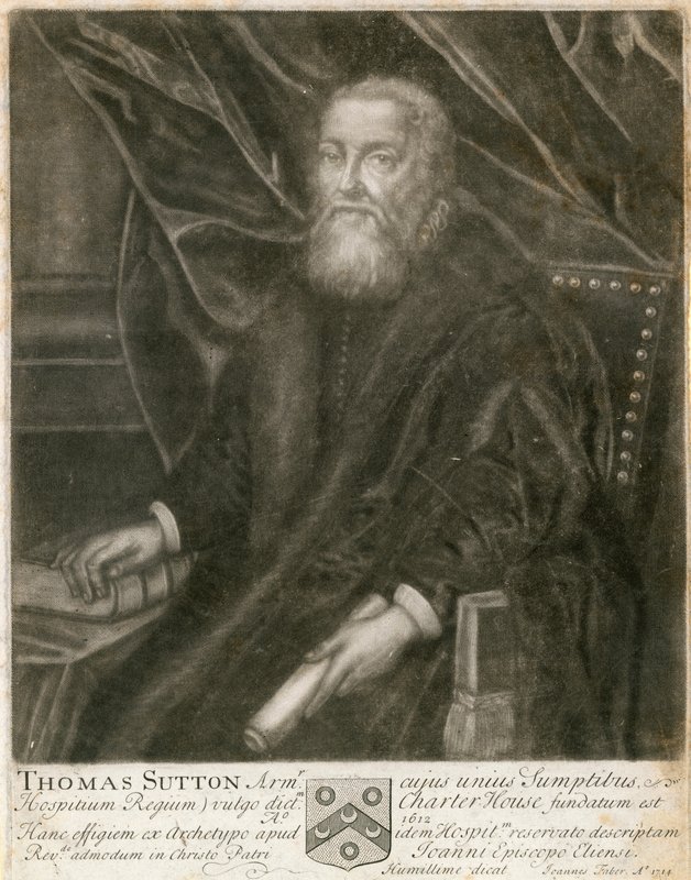 Porträtt av Thomas Sutton av English School