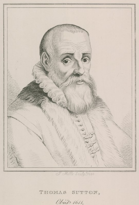 Porträtt av Thomas Sutton av English School