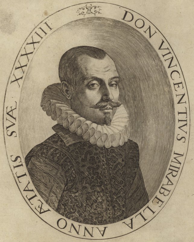 Porträtt av Vincenzo Mirabella av English School