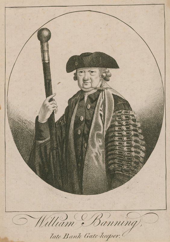 Porträtt av William Banning av English School