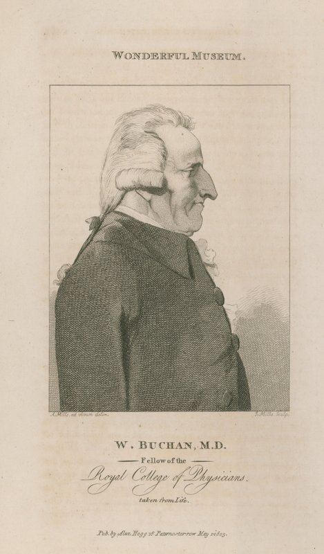 Porträtt av William Buchan av English School